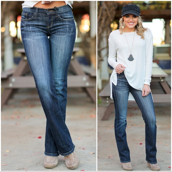 Denim - ✨LAST ONE✨Dark Denim Bootcut Jeans